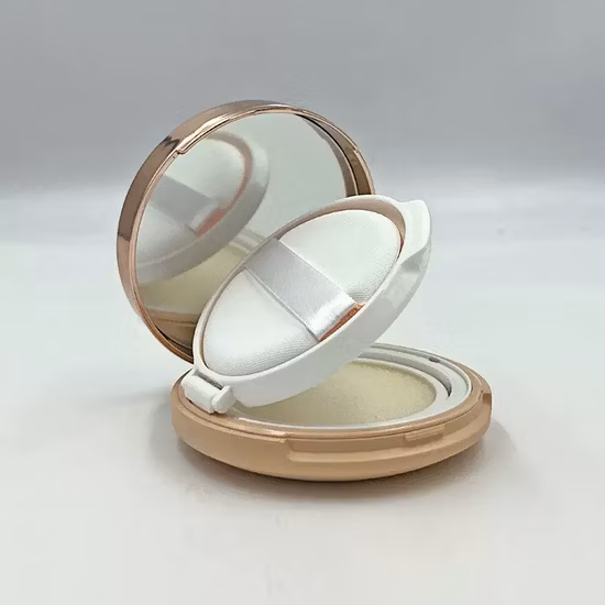 Caixa de pó compacta de plástico Almofada de ar Estojo de pó para cosméticos Fabricante/atacado