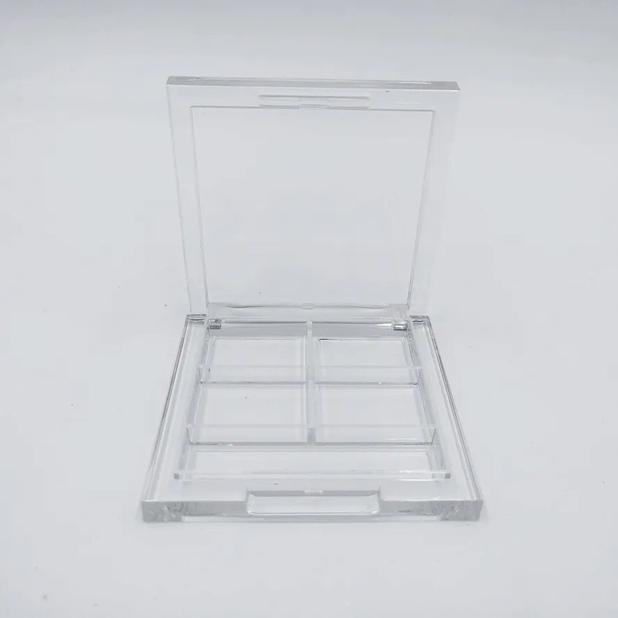 Paletas de sombras de olhos transparentes personalizadas requintadas e vazias